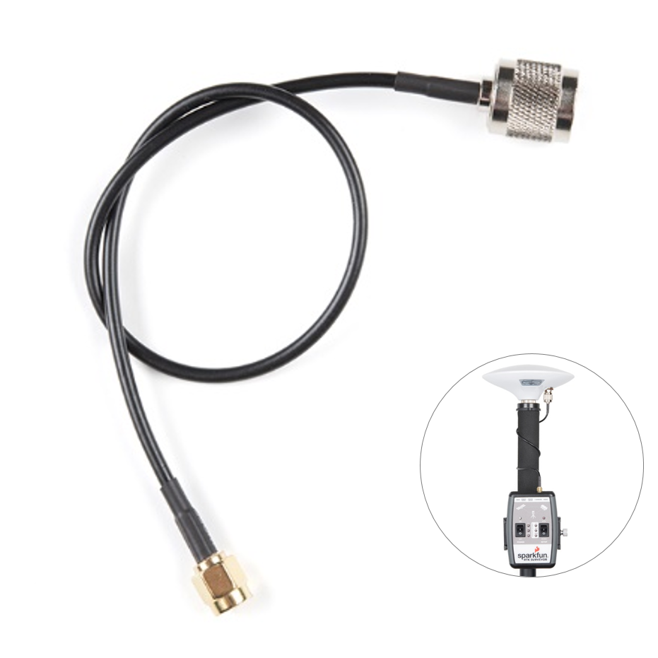 Interface Cable - SMA Male to TNC Male (300mm) - แท้จาก Sparkfun, USA
