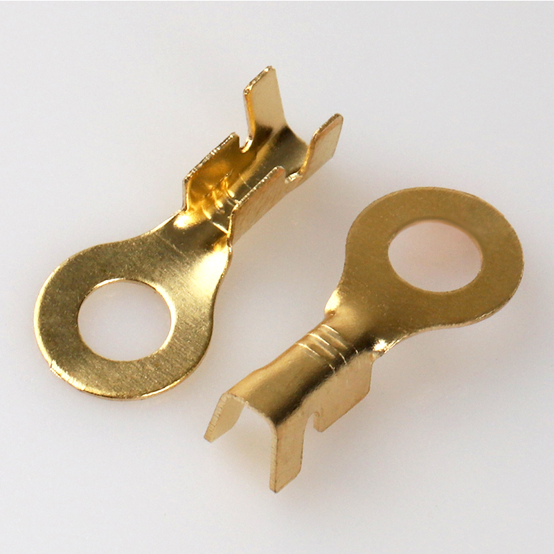 หางปลาทองเหลืองกลม รูใน 4mm