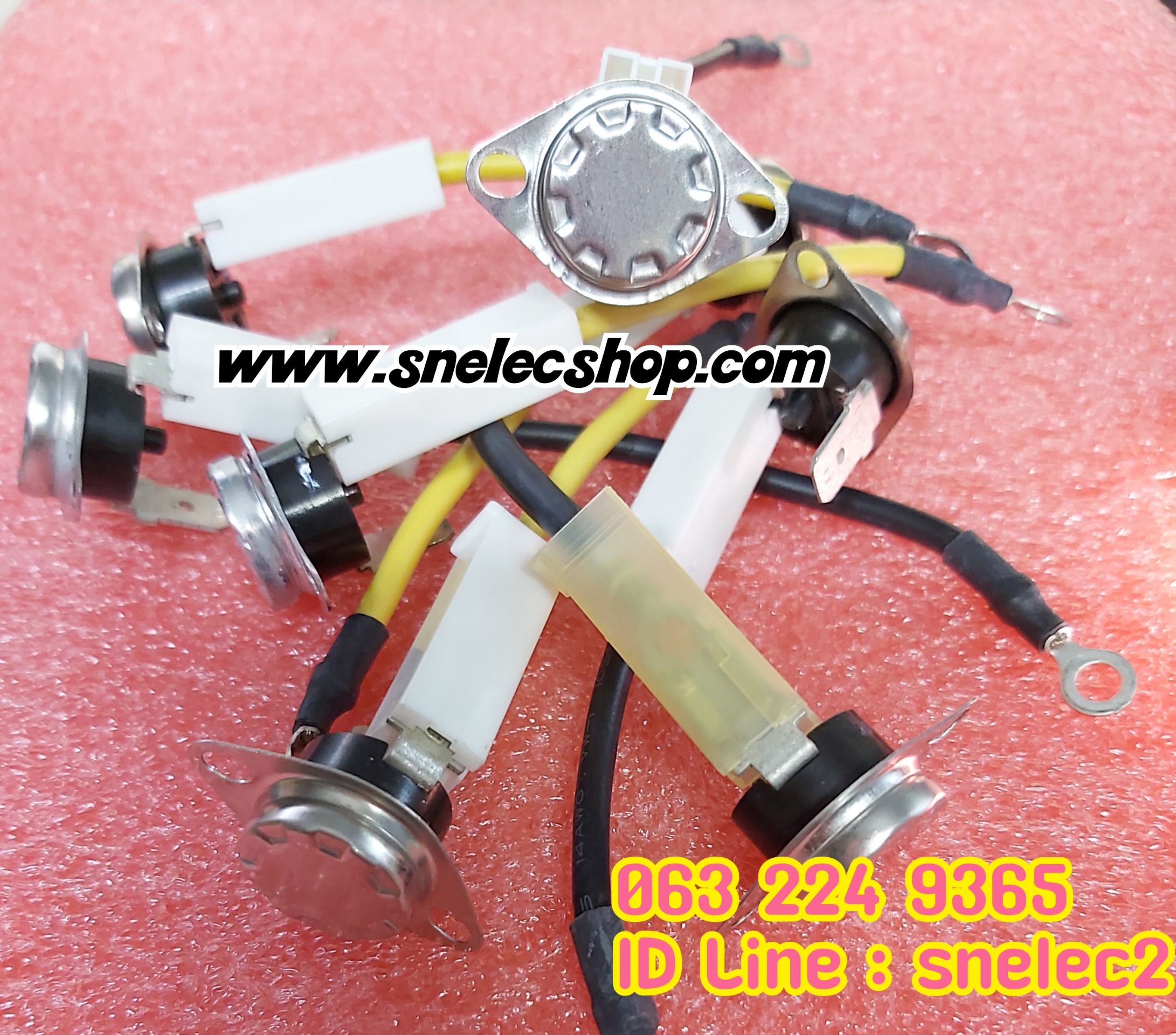 เทอร์โมสตัท มีปุ่มรีเซ็ต เครื่องทำน้ำอุ่น เบอร์ ATT S102 150˚C ของถอด การันตีใช้งานได้แน่นอน100%
