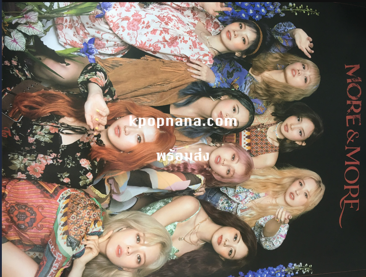 TWICE - Mini Album Vol.9 [MORE & MORE] โปสเตอร์ แบบ ที่ 1 พร้อมส่ง