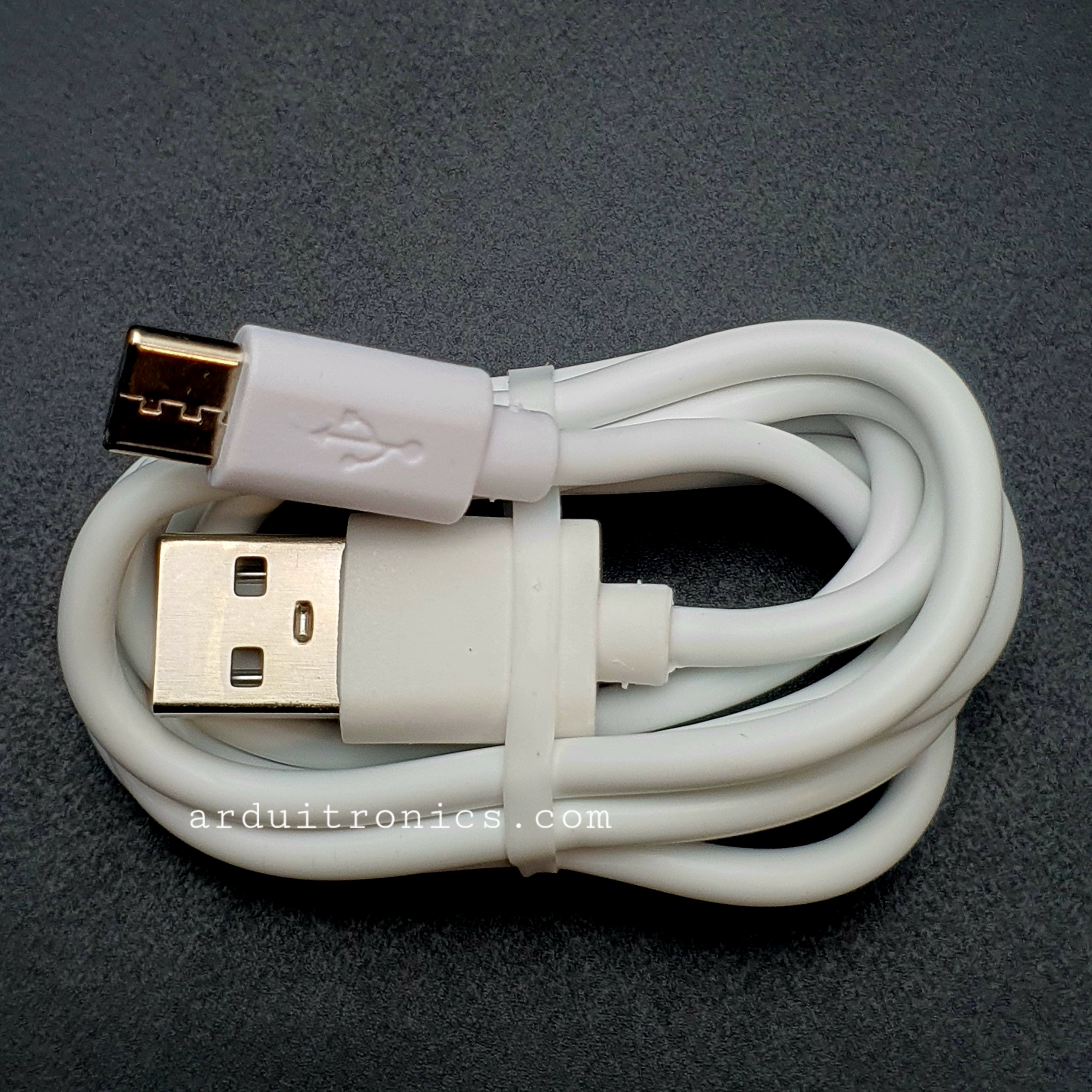 Arduino UNO R3 SMD (CH340G) Type-C แถมสายยาว 1 m (คละสี ขาวหรือดำ) และ Pin Header