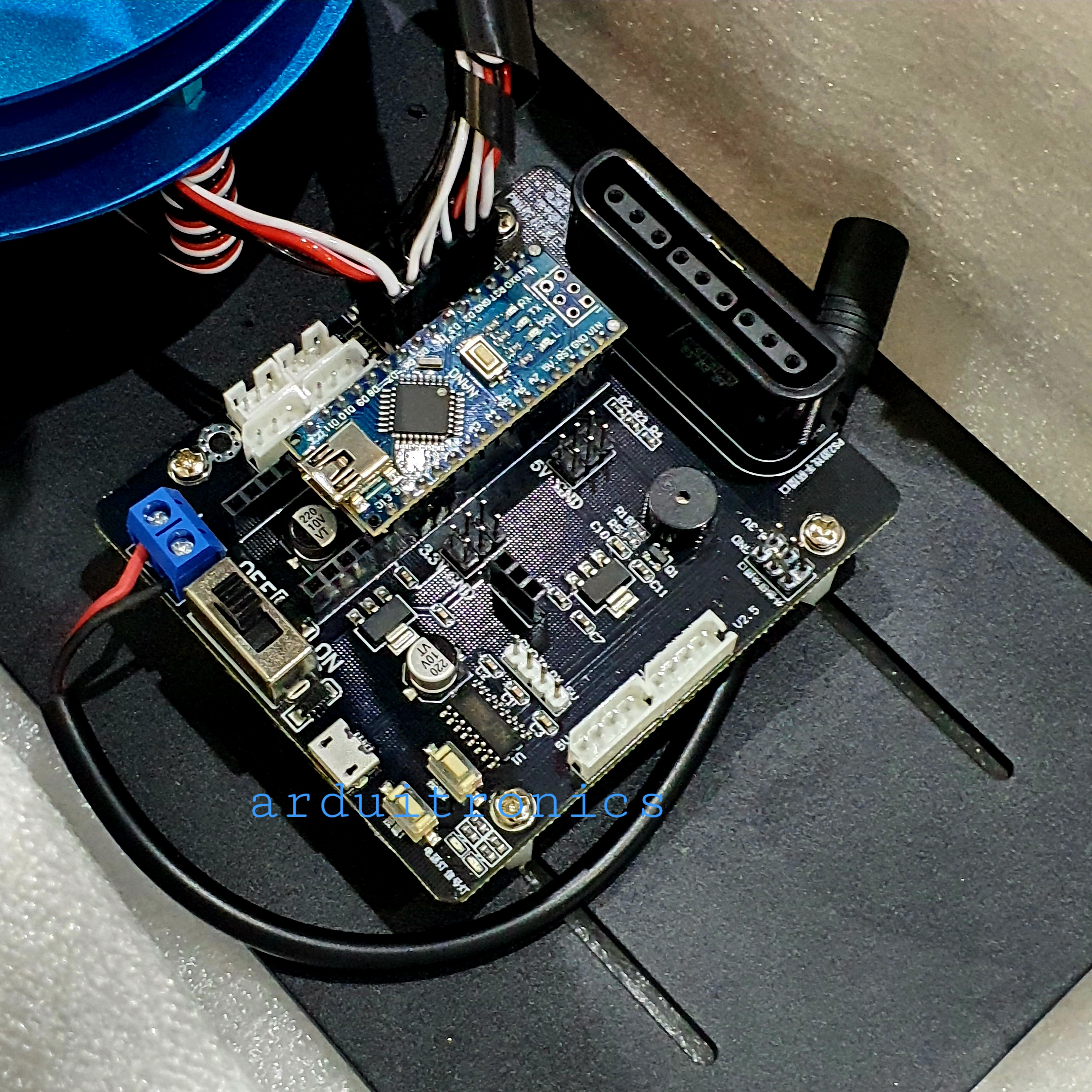 6-DOF Robotic Arm (Controller and Parts Assembled) + Free PS2 Controller แขนหุ่นประกอบแล้วมีรีโมทพร้อมใช้