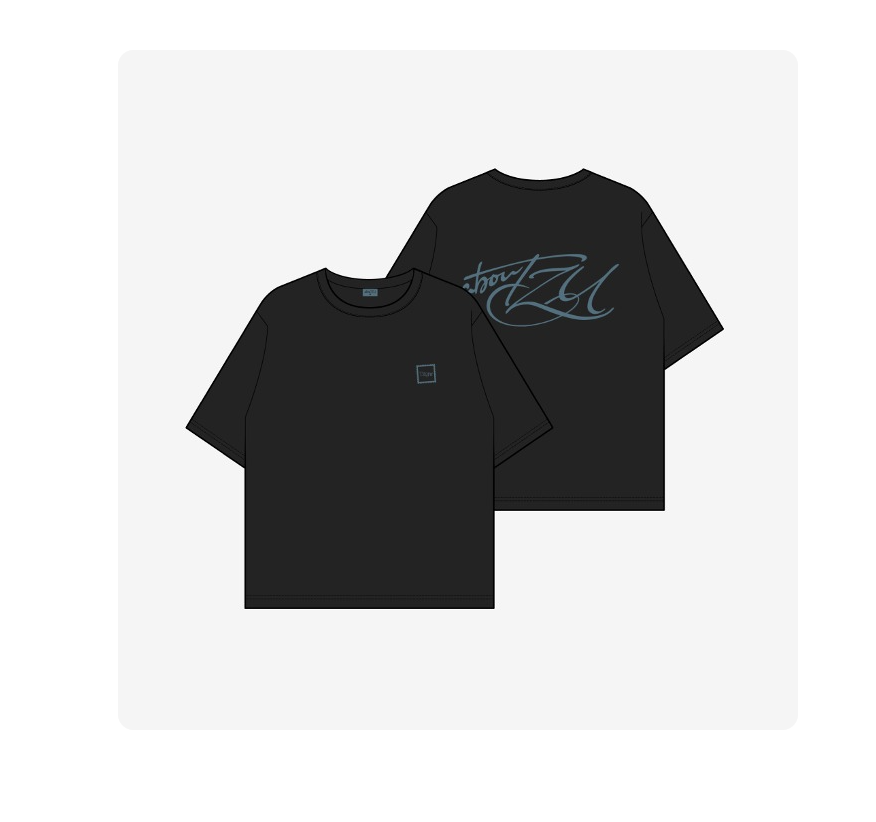 TWICE - TZUYU "abouTZU" Official Merch ของสะสม Logo T-Shirt ระบุ size ที่ต้องการ