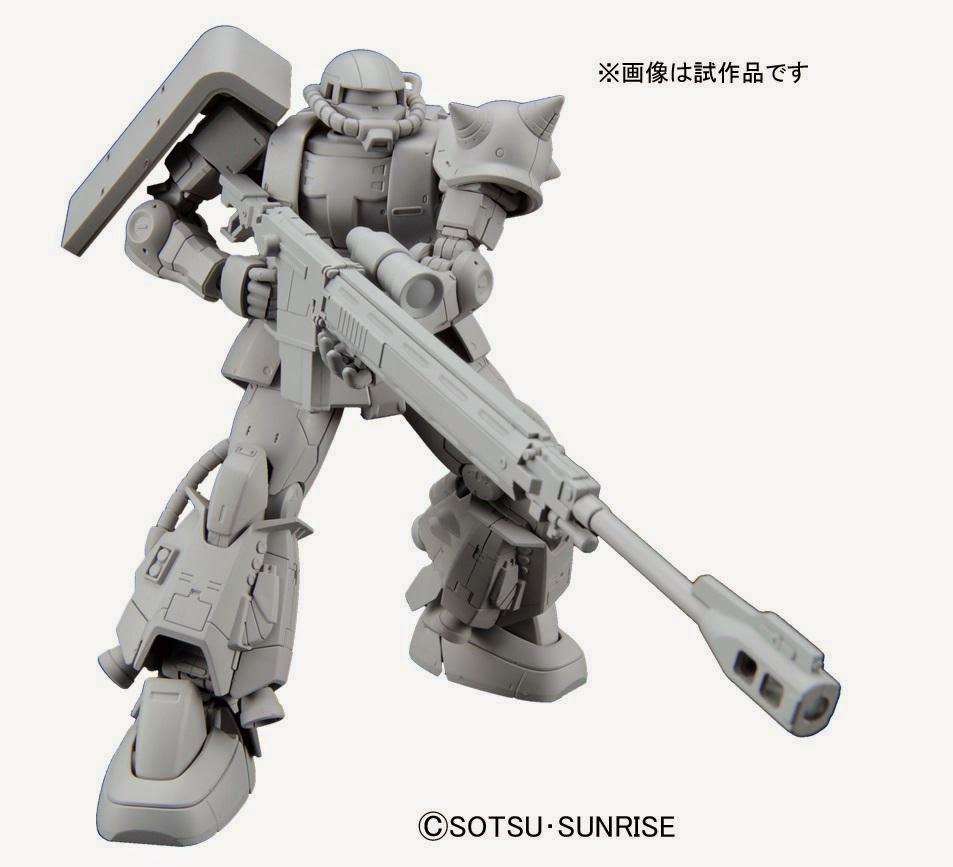 HG 1/144 MS-06R-1A Zaku II High Mobility Type (Gaia/Mash Custom)