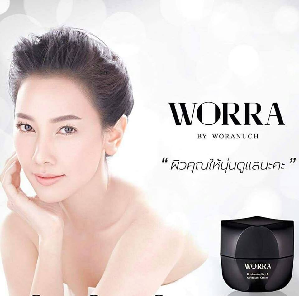 Worra Brightening day & Overnight Cream วอร์ร่า ไบร์ทเทนนิ่งเดย์ แอนด์ โอเวอร์ไนท์ ครีม Worra by Woranuch