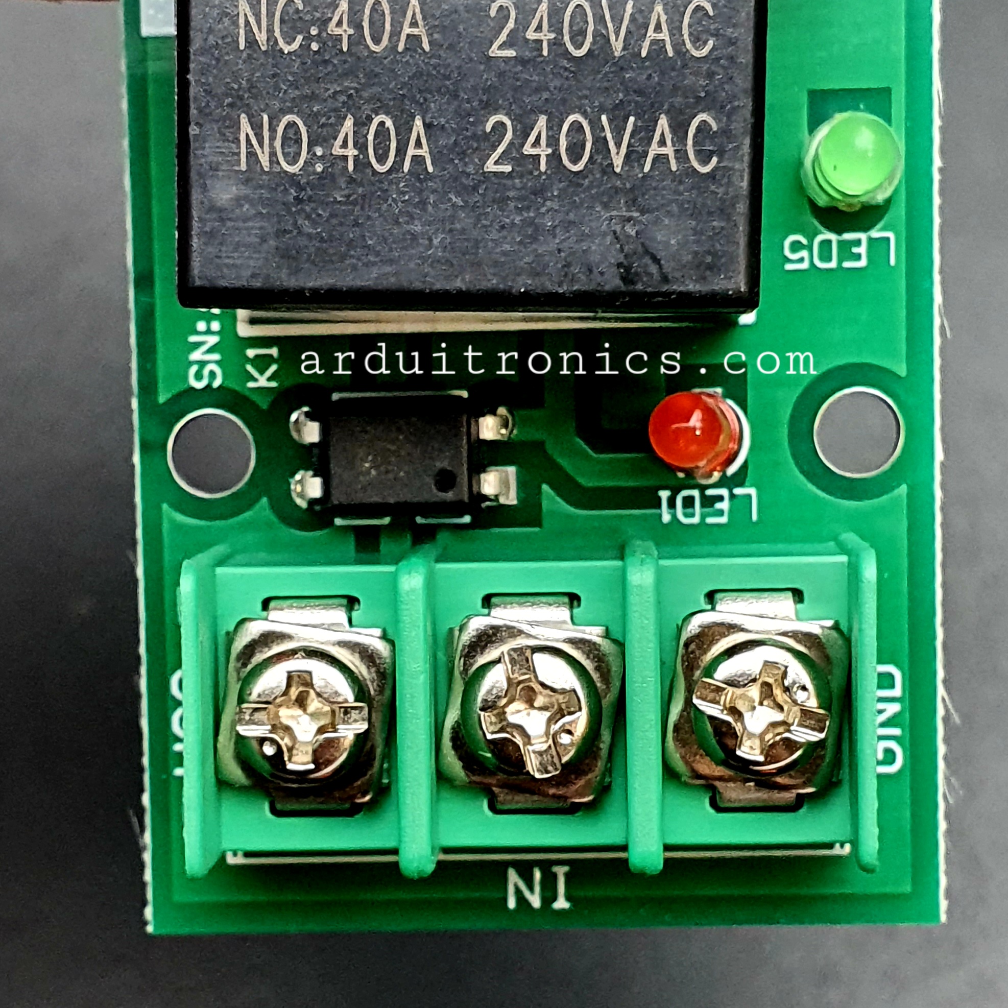 1 Channel Relay 12V 30A รีเลย์ 12V 30A ทำงานแบบ Active High