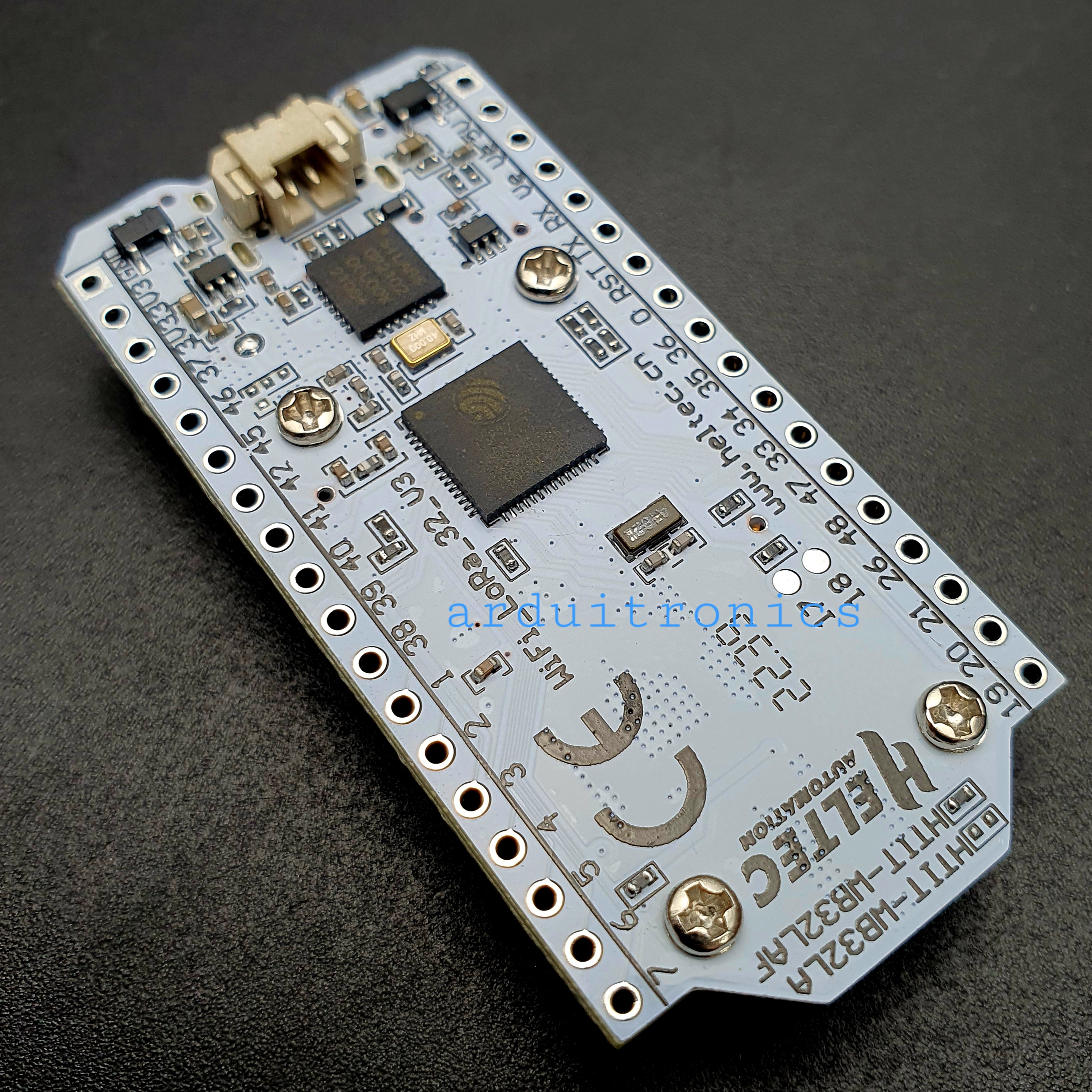 [Upgraded Version] LoRa 433MHz SX1262 + WiFi ESP32 + OLED 0.96" - พร้อมสายอากาศ (PCB ขาว)