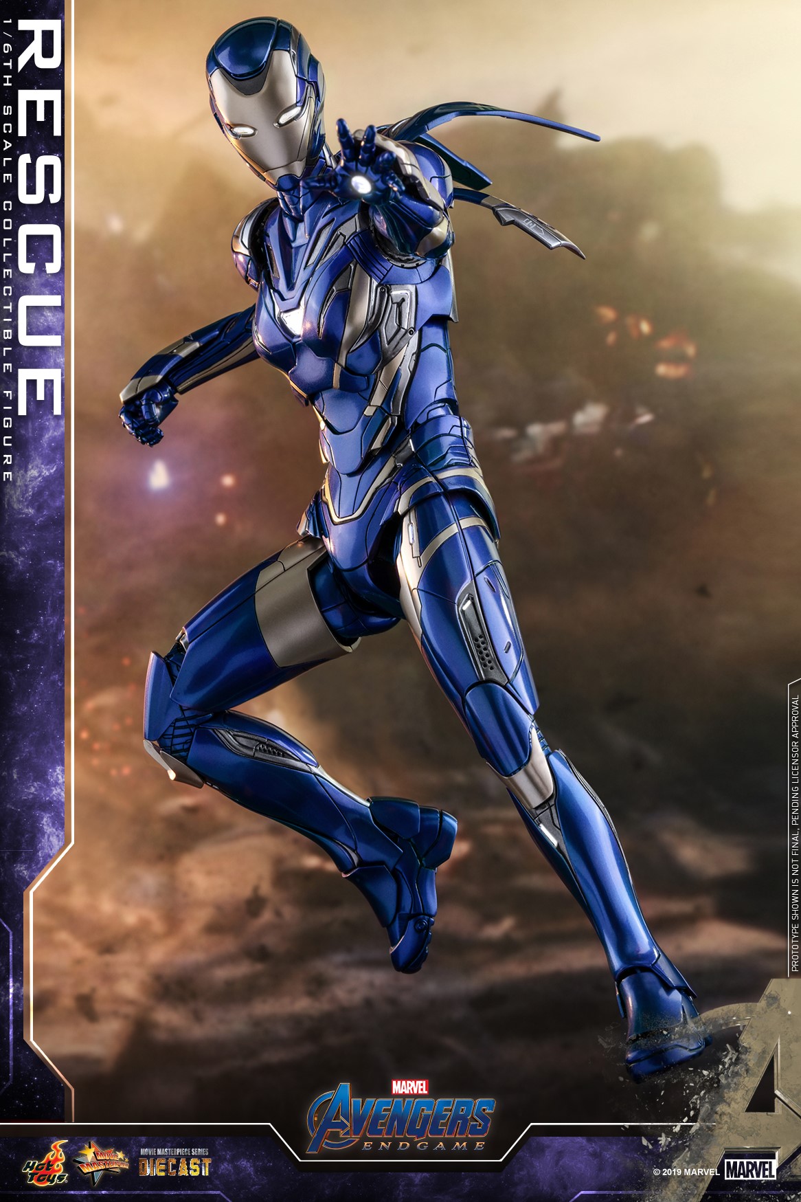 "Pre-Order" Pepper Potts in Rescue Armor: Avengers Endgame 1/6Scale (Diecast)