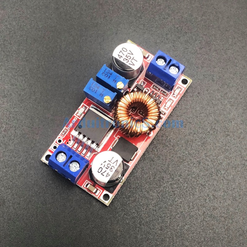 XL4015E High Current 5A Stepdown 4-35V to 1.25-32V 5A โมดูลสเตปดาวน์แปลงไฟจาก 4-35V เป็น 1.25-32V กระแสสูงสุด 5A