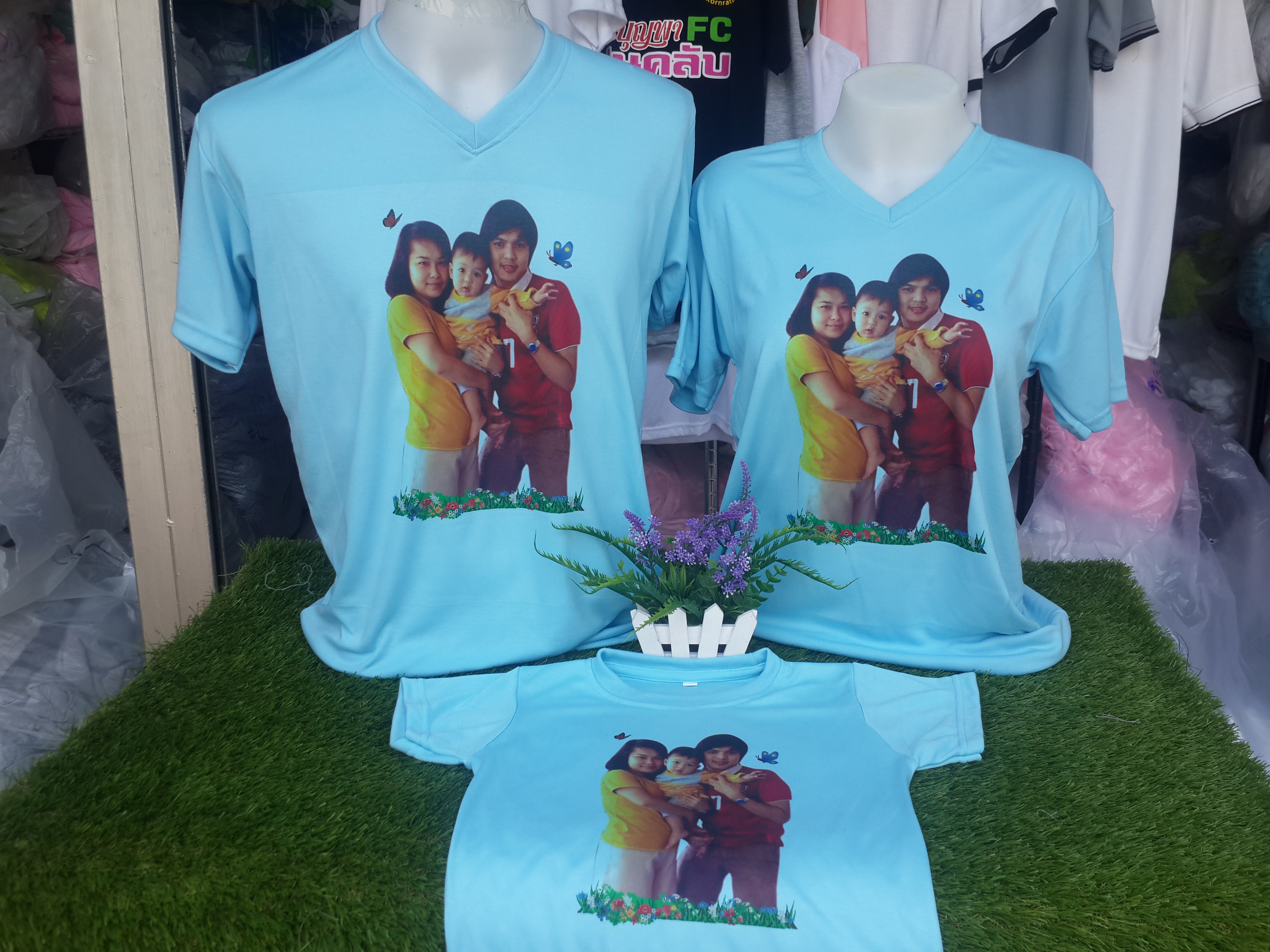 เสื้อคู่ เสื้อรุ่น เสื้อครอบครัว เสื้อแก๊ง เสื้อท่องเที่ยว ผ้า TK 100% Supersoft หนา นุ่ม รับประกันความพึงพอใจ