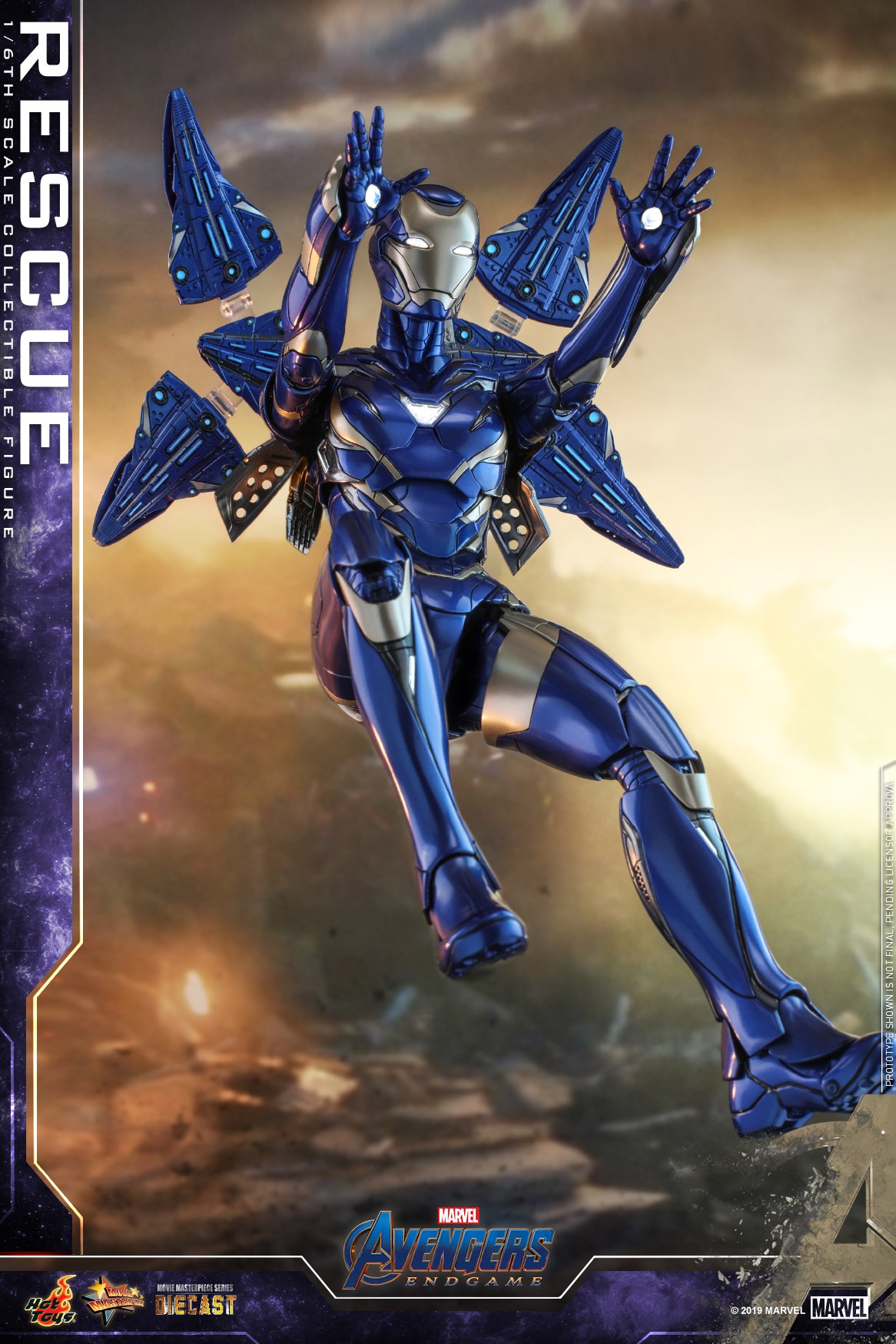 "Pre-Order" Pepper Potts in Rescue Armor: Avengers Endgame 1/6Scale (Diecast)