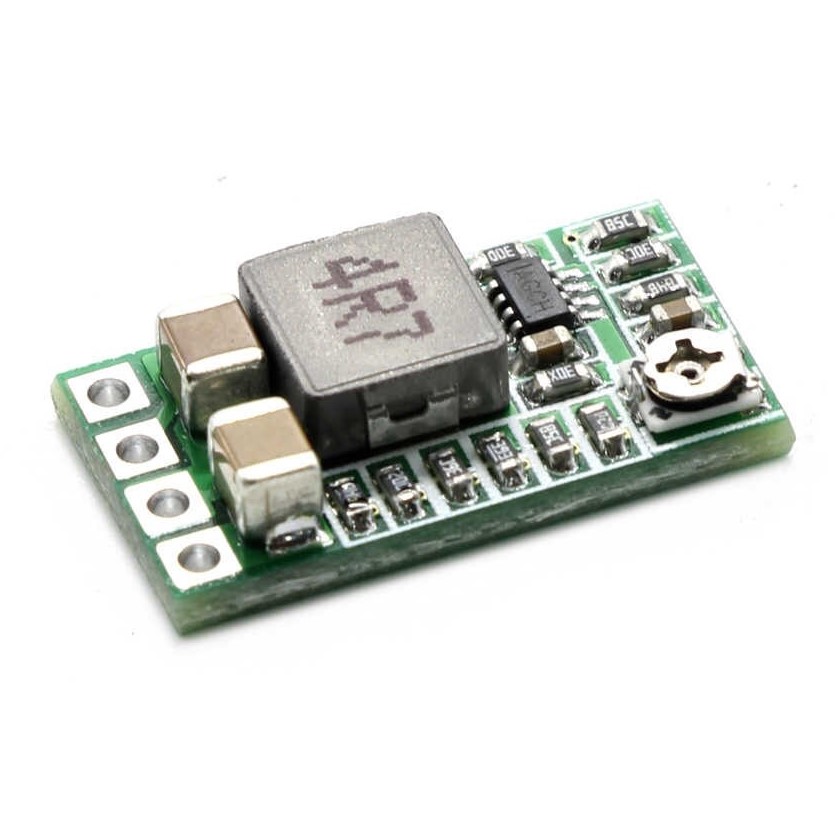 โมดูลสเต็ปดาวน์ขนาดเล็ก Mini DC-DC (12-24V to 5V 3A) Step Down Module Voltage Buck Converter Adjustable 97.5% 1.8V 2.5V 3.3V 5V 9V 12V