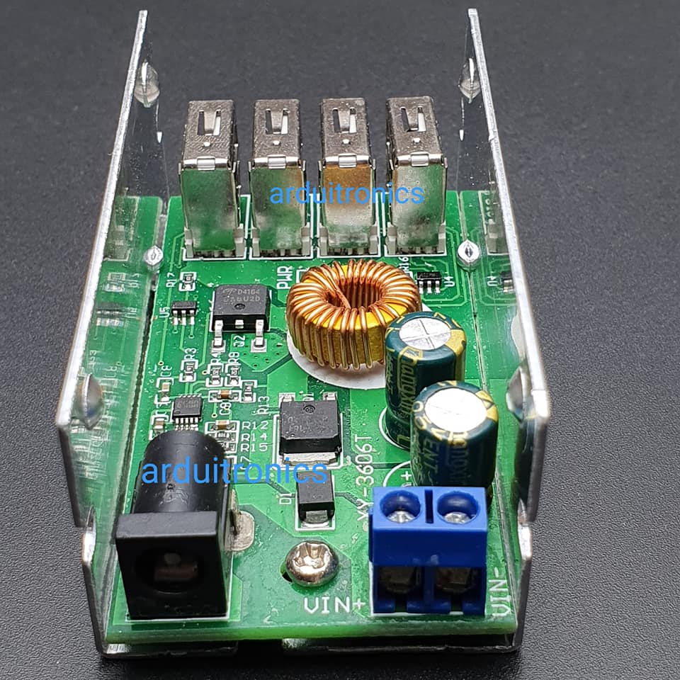 9V-36V To 5V 5A Step Down Buck Converter Module Power Supply LED Lithium Charger