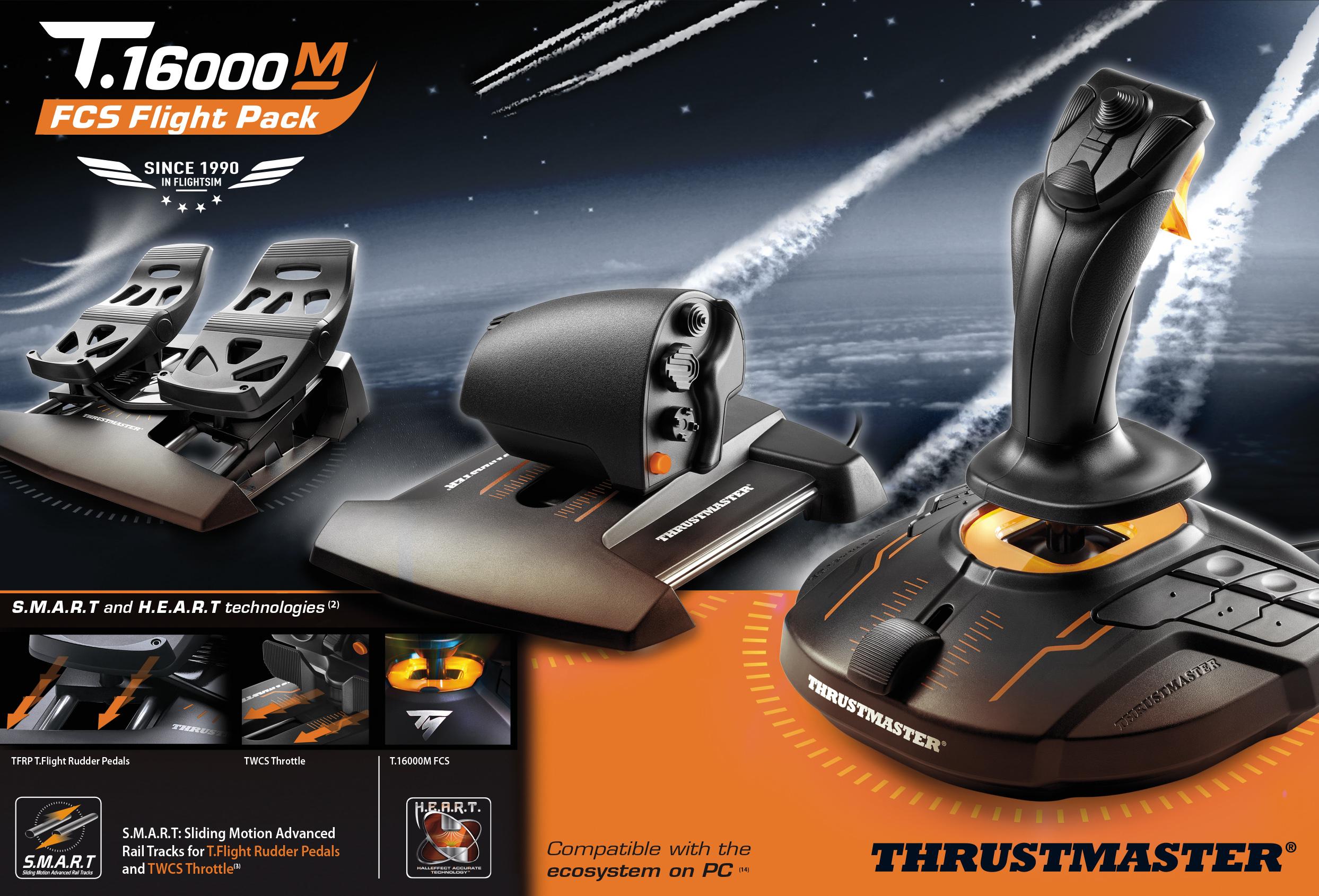 จอยเครื่องบิน Thrustmaster T.16000M FCS FLIGHT PACK รับประกันศูนย์ 1ปี