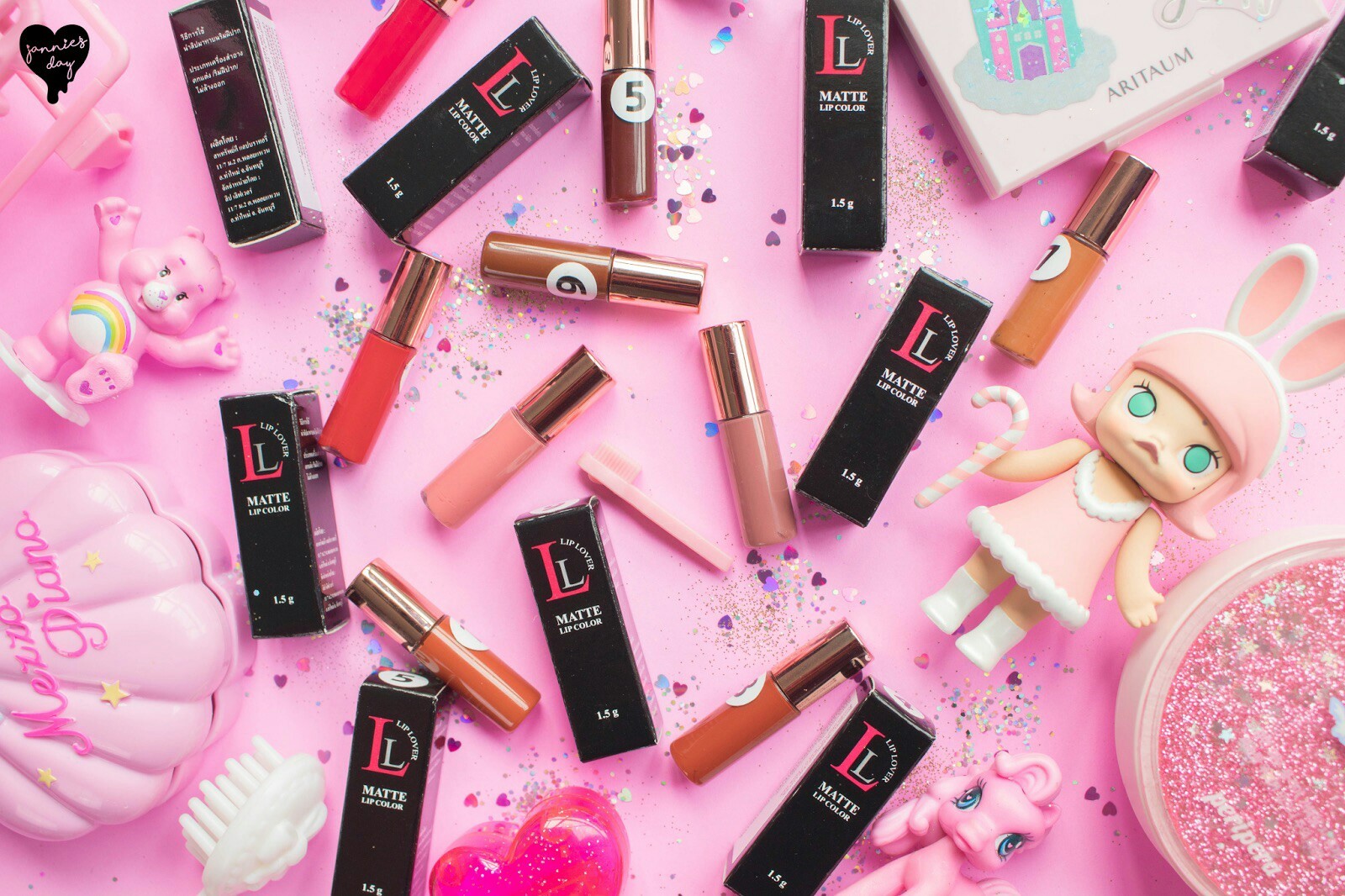 Lip Lover ลิปเลิฟเวอร์ ลิปจิ๋ว 59 บาท มีให้เลือก 10 เฉดสี