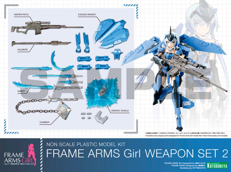 Frame Arms Girl Weapon Set 2