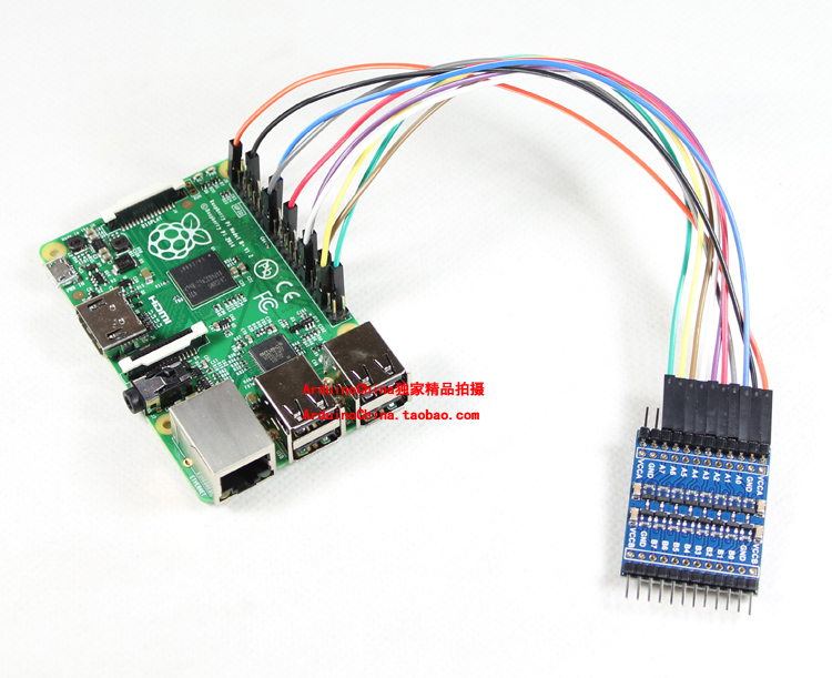 8 Channel Bi-directional Logical Voltage Conversion 3.3V-5V 5V-3.3V (pin โค้ง)