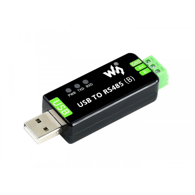 Industrial USB to RS485 Bidirectional Converter, Onboard Original CH343G, Multi-Protection Circuits ( RS485 USB โมดูลแปลงสัญญาณ ) ของแท้จาก Waveshare