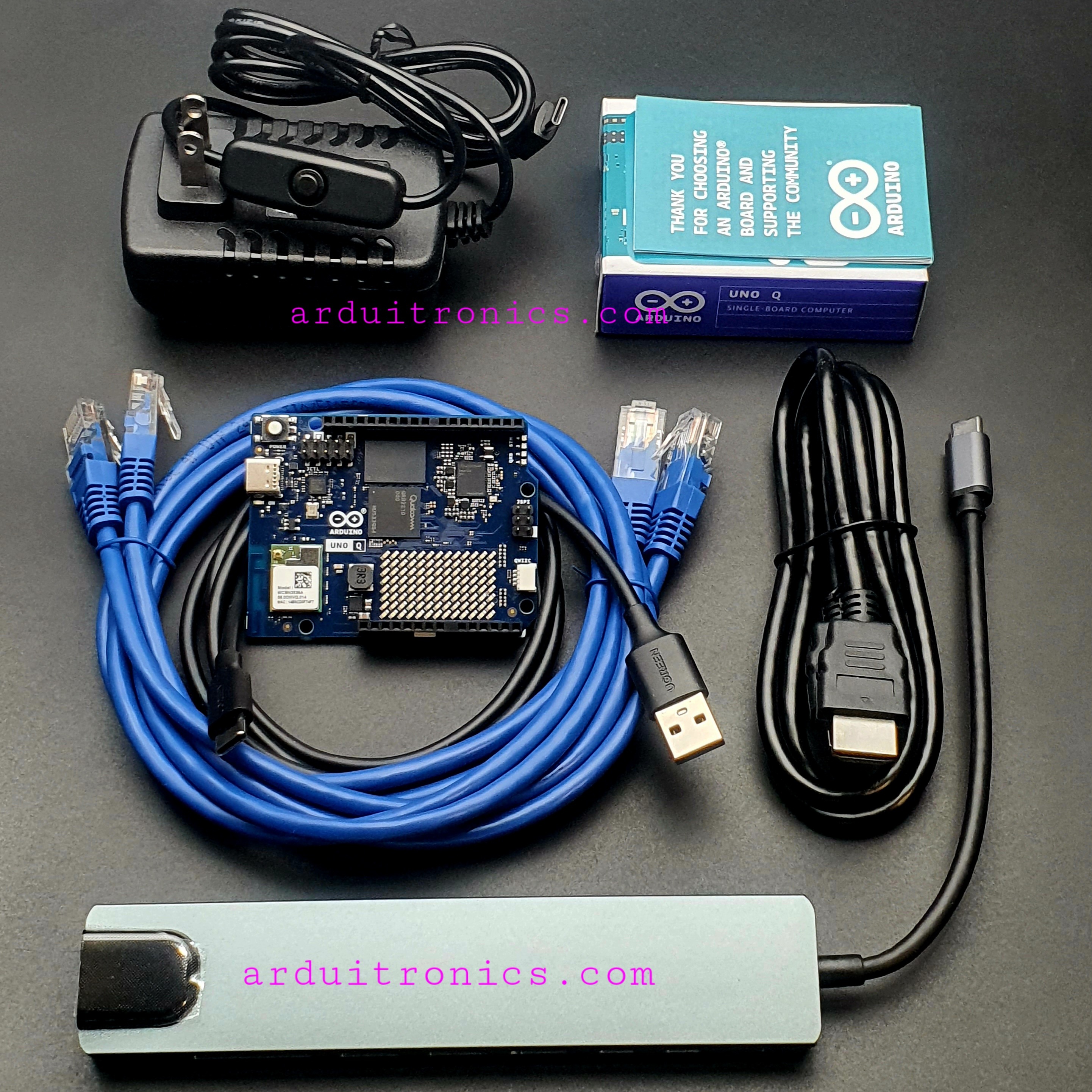 Arduino Uno Q Starter Kit + Arduino Uno Q - 2GB RAM (บอร์ดแท้ 100% Italy)