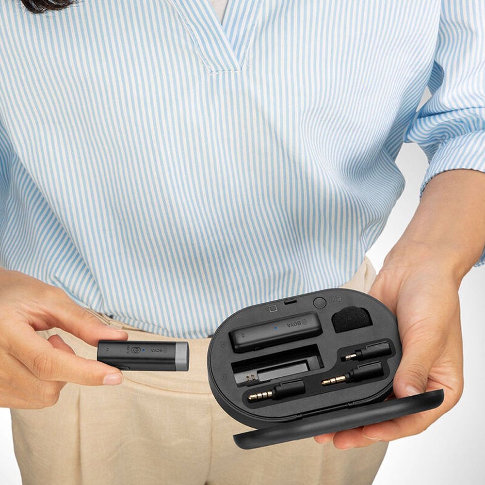 Boya BY-WM3D/WM3U Wireless Mini Microphone Lightning(MFi Certified) Type-C ไมค์ไลฟ์สดไร้สาย ไมค์โครโฟนไร้สายfor iOS Type-C Devices Vlog