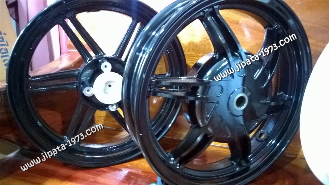 ชุดโปรโมชั่น วันสงกรานต์ ชุดล้อแม็กแท้พร้อมยาง Yamaha Fino,Mio ขอบ 12 นิ้ว