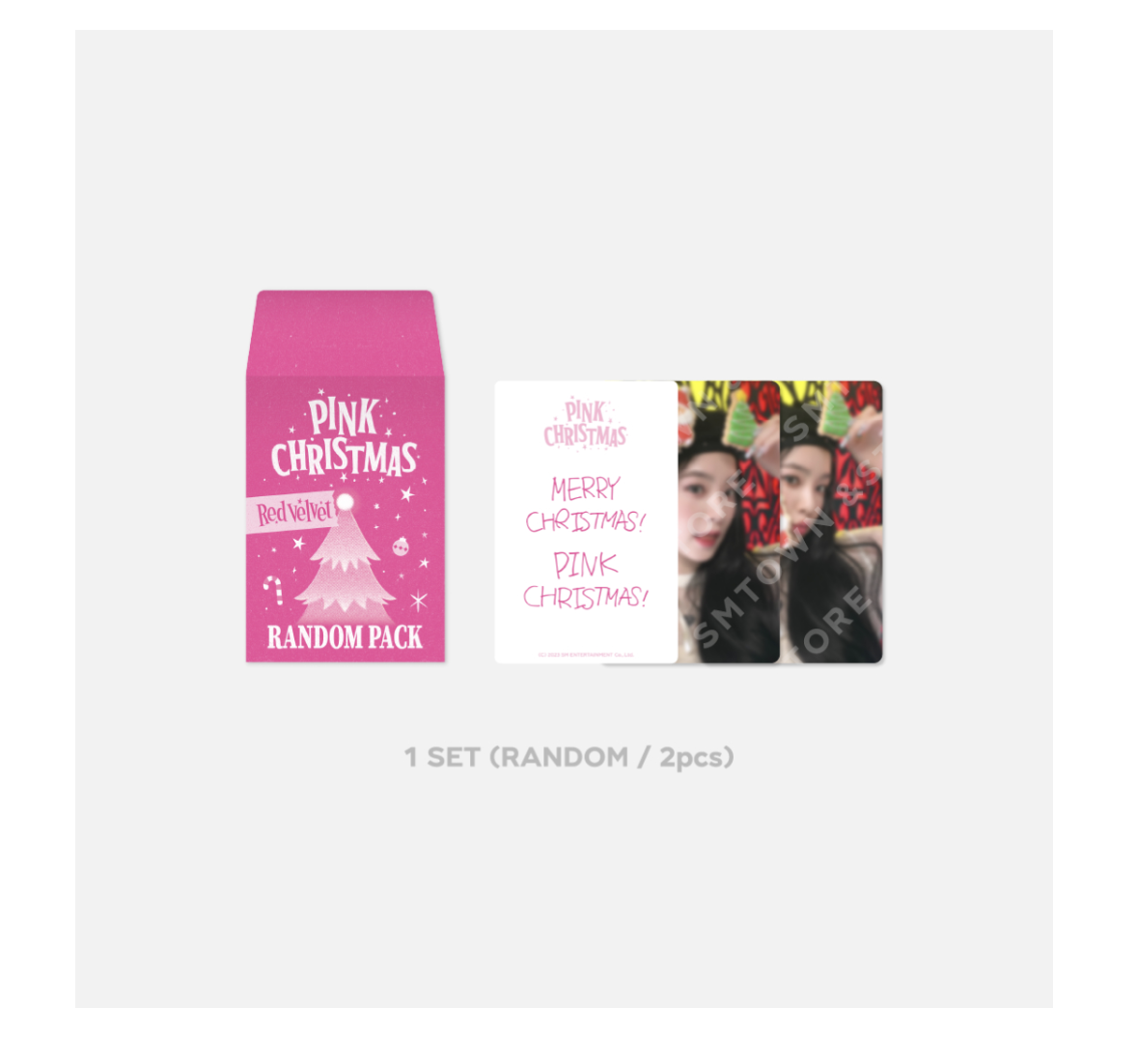 Red Velvet -2023 PINK CHRISTMAS MD - Random phot card Pack สุ่ม ได้ 2 รูป จาก ทั้งหมด นะคะ