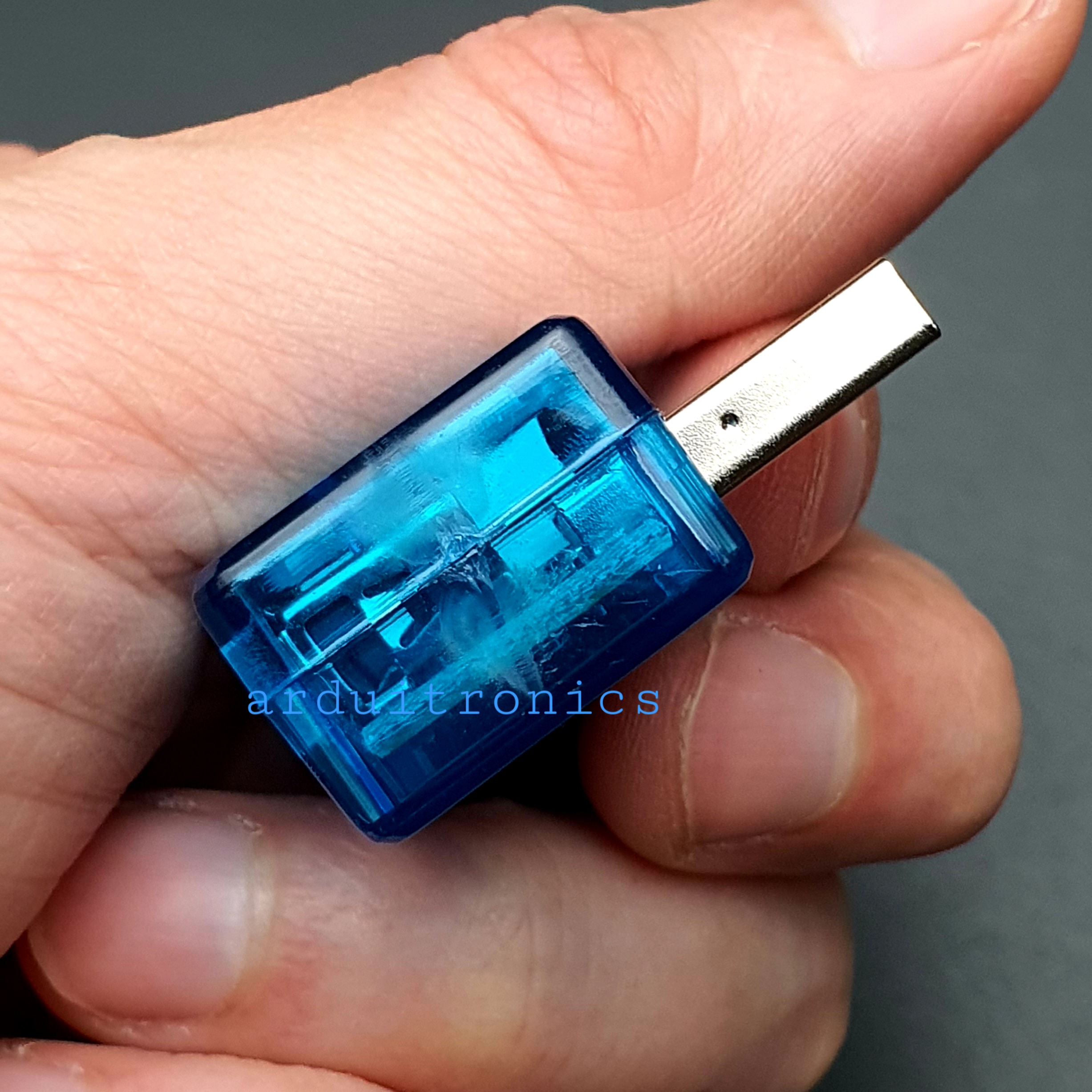 LED USB Mobile Power Charging Current Voltage Tester ยูเอสบีวัดแรงดันไฟฟ้า สีฟ้า