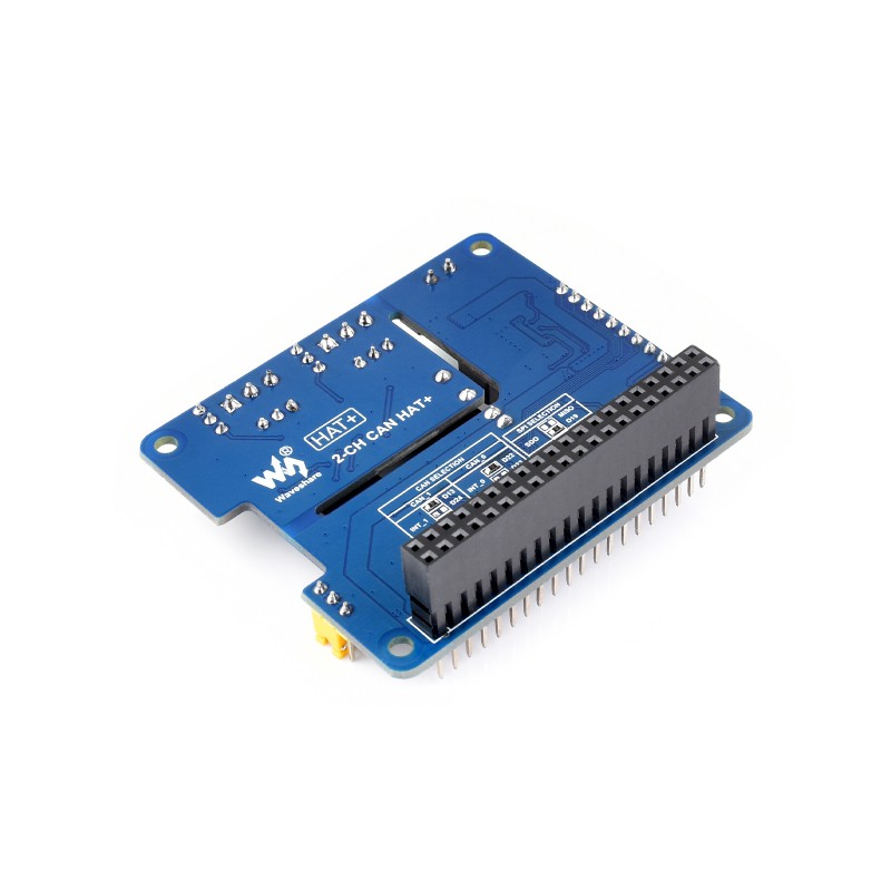 2-Channel Isolated CAN Bus Expansion HAT For Raspberry Pi, Dual Chips Solution, Stackable Design For Expanding Multiple CAN Channels, Raspberry Pi HAT (แท้ WaveShare)