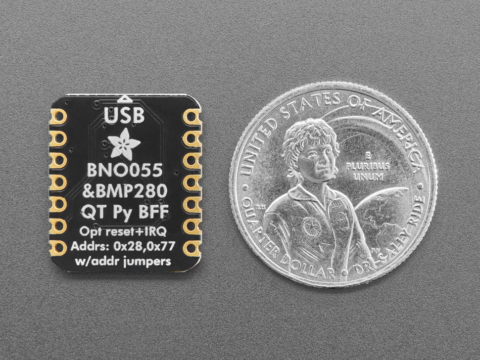 Adafruit BNO055 + BMP280 BFF Add-On for QT Py (ของแท้จาก Adafruit)