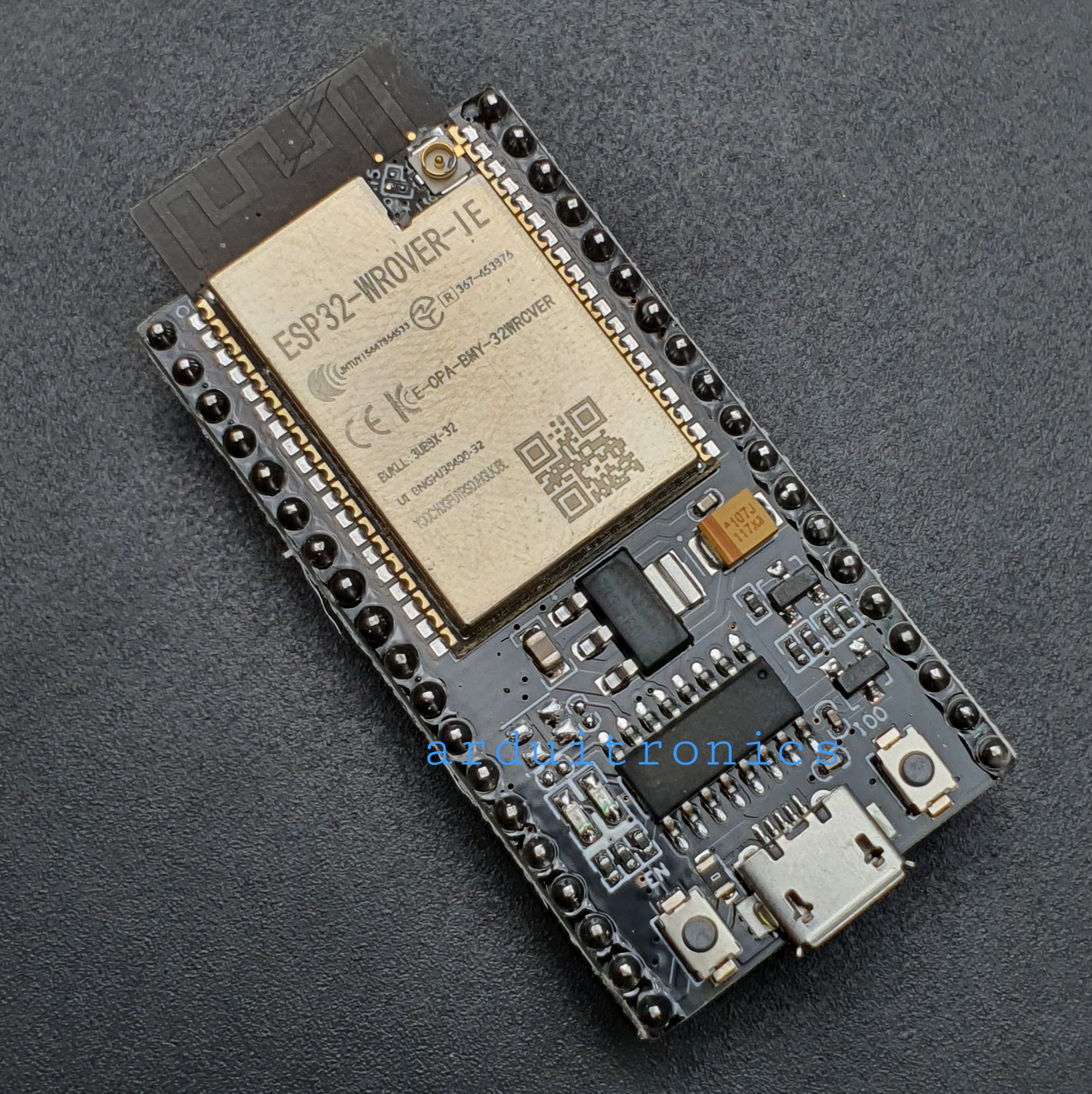 ESP32 NodeMCU ESP32-WROVER-IE Wi-Fi and Bluetooth Module [มีขั้วต่อสายอากาศแบบ IPEX Antenna] 38 pin