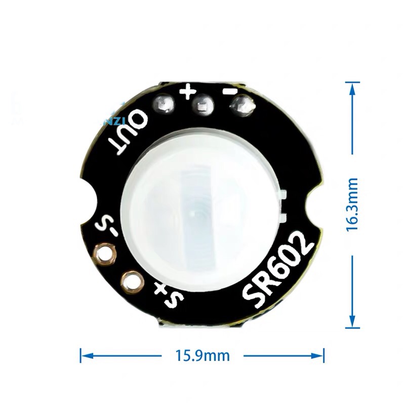 เซนเซอร์ PIR Micro SR602 ตรวจจับความร้อน Human Body Sensing Module