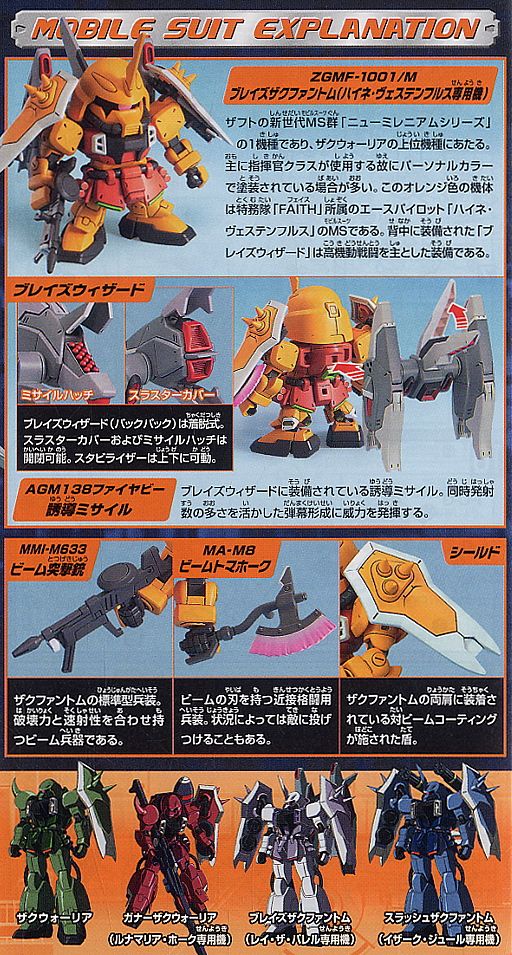 BB298 Blaze Zaku Phantom (Heine Westenfluss Custom)