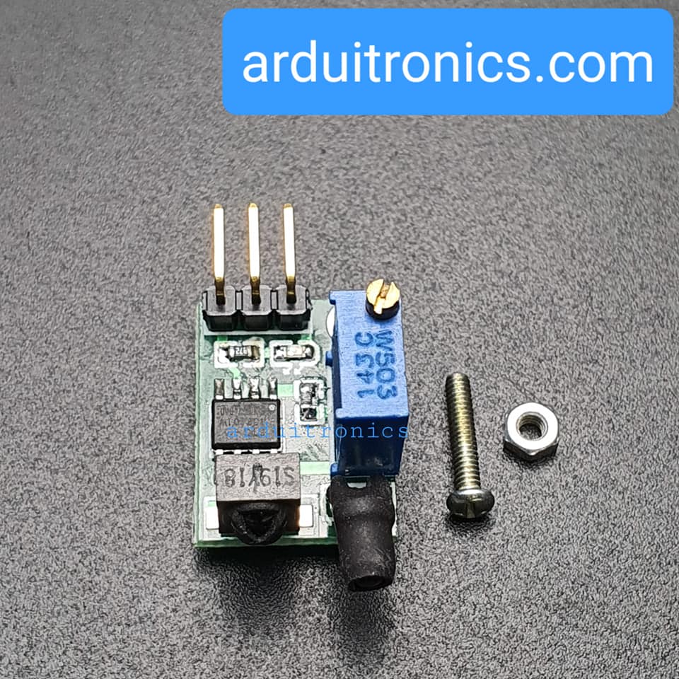 Infrared Obstacle Avoidance Sensor Ultra Small โมดูลเซ็นเซอร์สิ่งกีดขวางแบบอินฟาเรด 1-80 cm