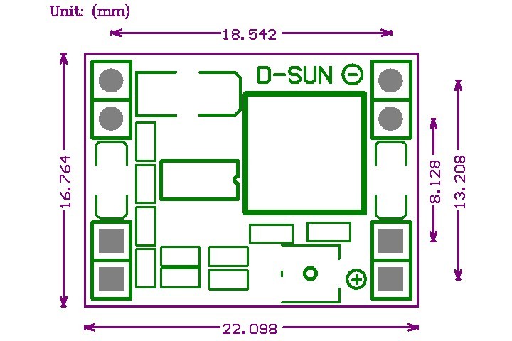 MP1584EN Mini DC Step Down 0.8-20V 3A