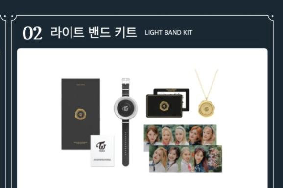 TWICE - TWICE 4TH WORLD TOUR Ⅲ OFFICIAL MERCHANDISE - Light Band Kit