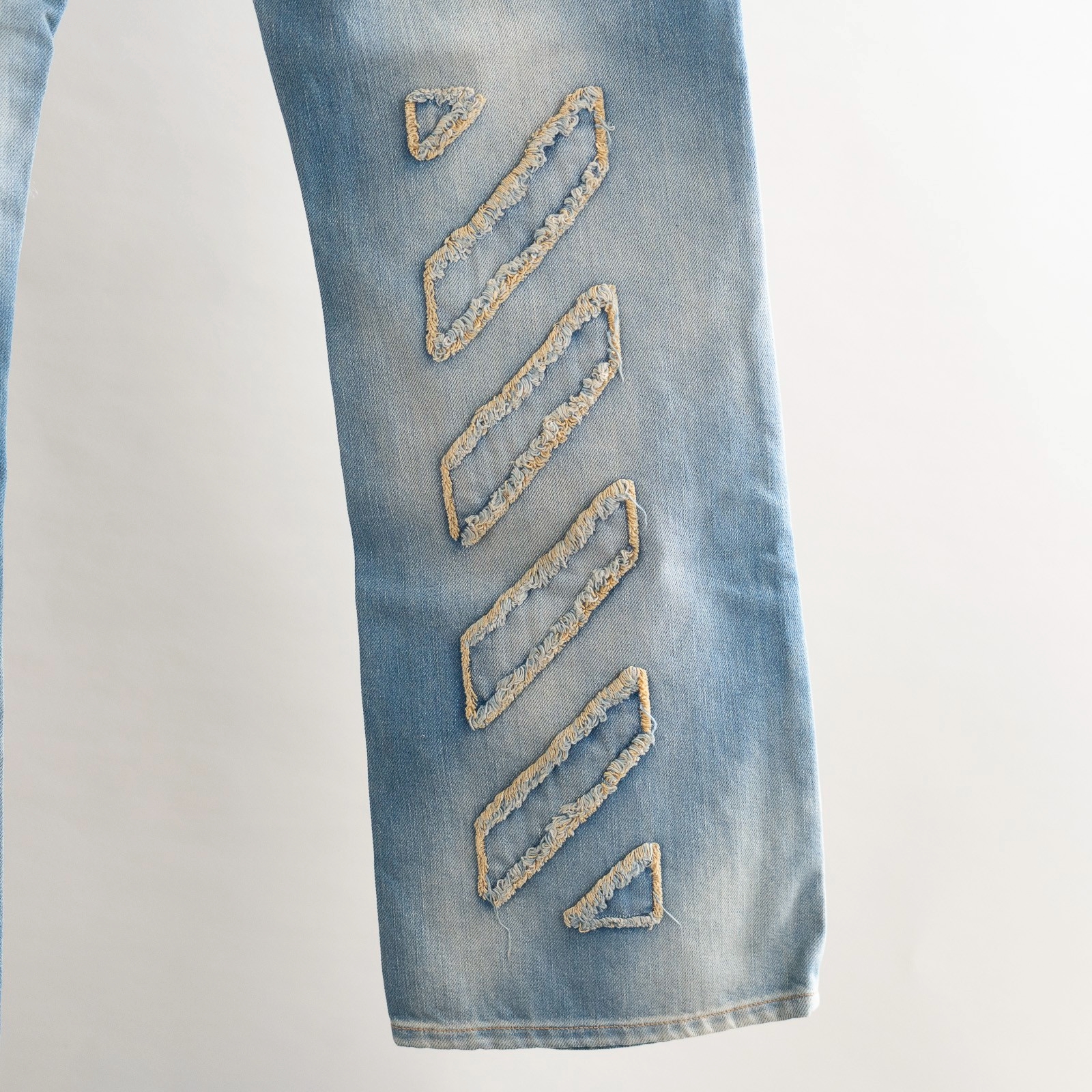 [DEFECT] Off-White Diag Raw Patch 90s Skate J – Dirty Blue [MADE IN ITALY]