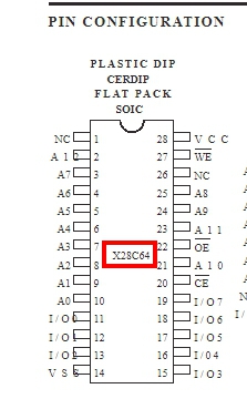 IC: X28C64P-20