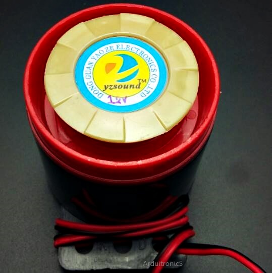 Buzzer 12V (เสียงดัง) BJ-3 สัญญาณเสียงเตื่อนภัย/กันขโมย