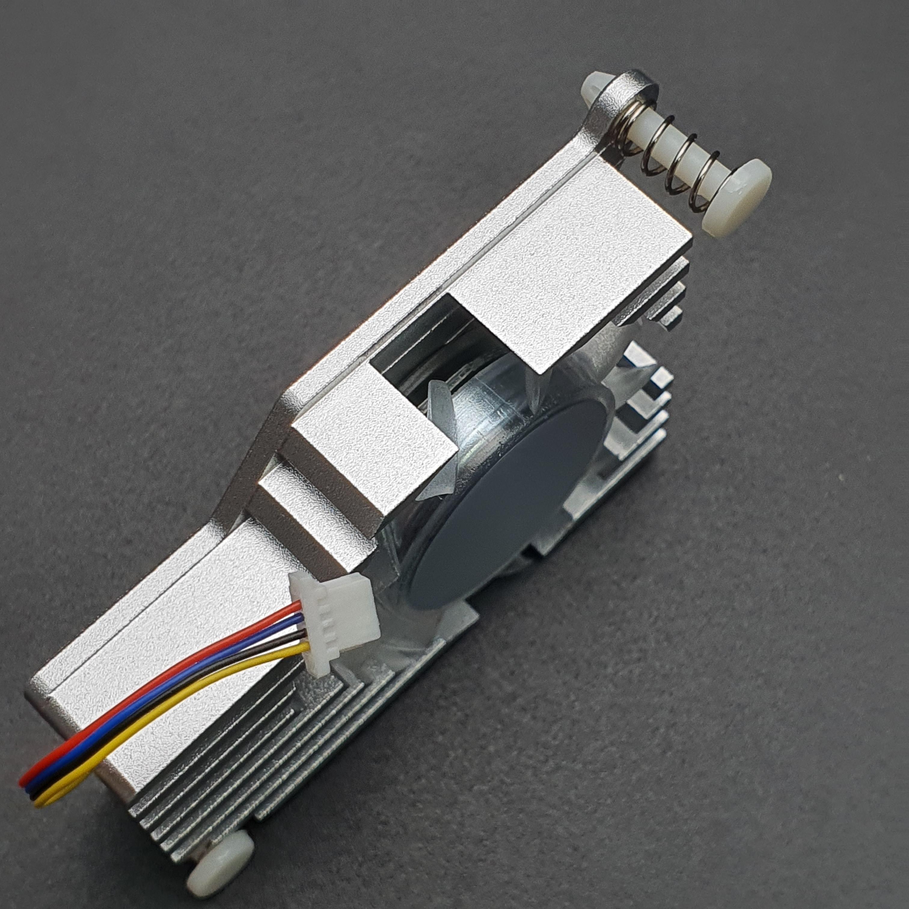 Raspberry Pi 5 Active Cooling Fan With Aluminum Radiator Heat Sink - สีเงินและพัดลมสีใส