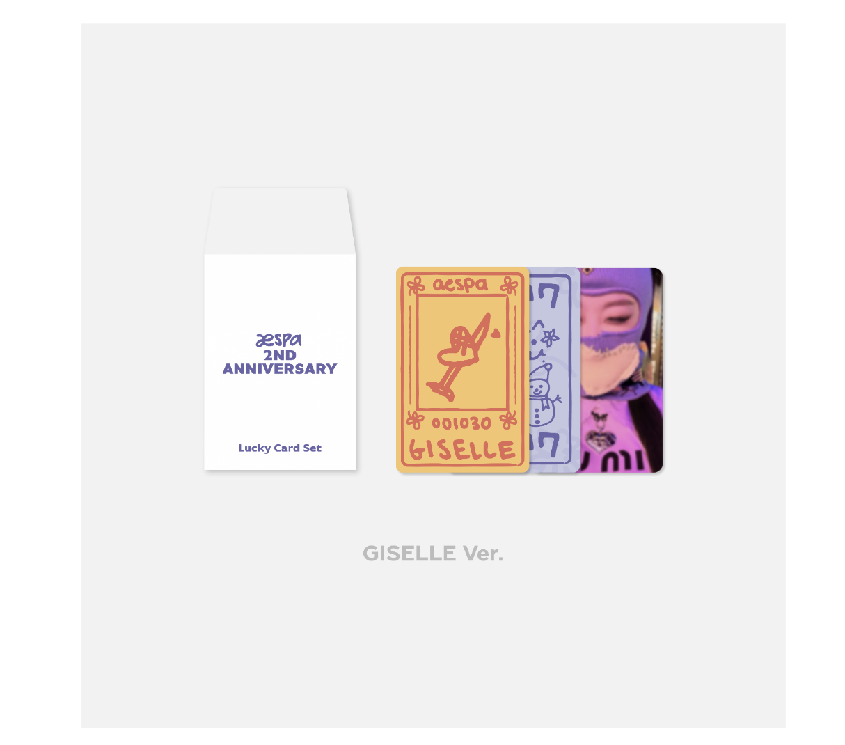 aespa - aespa Debut 2nd Anniversary MD - Lucky Card Set - แบบ Giselle