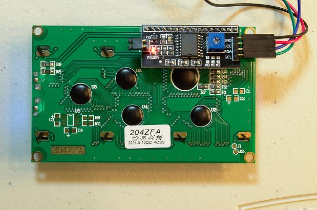 LCD 2004 Module 20x4 (Blue Backlight) + I2C Interface