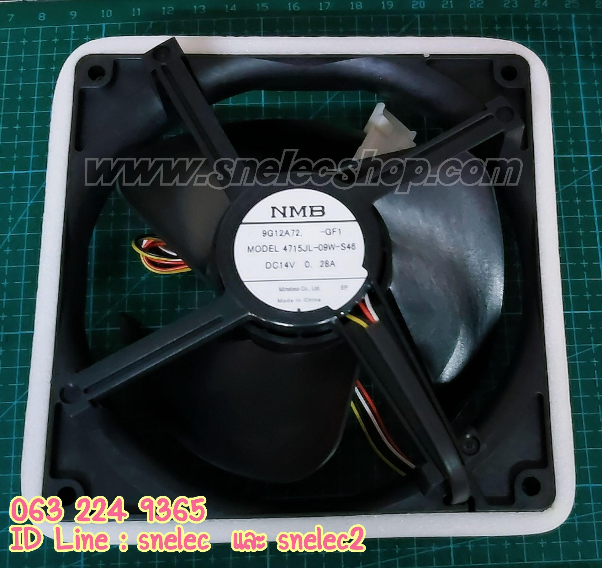 พัดลมตู้เย็น ฮิตาชิ รุ่น R-Z350V พาร์ท PTR-W720FMX*064 และใช้กับตู้เย็น 9 รุ่น R-W550V , R-Z380V , R-Z380VX , R-Z400V , R-Z400VX , R-Z510V , R-Z550VX , R-W550VX