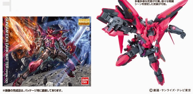MG 1/100 PPGN-001 Gundam Exia Dark Matter