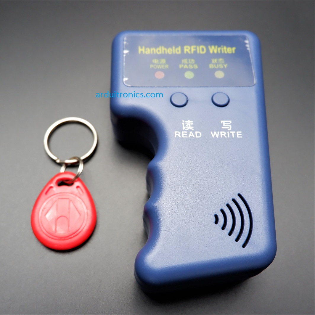 Handheld RFID Writer (Read / Write) 125KHz เครื่องเขียน/ อ่าน RFID แถม Tag 2 ชิ้น