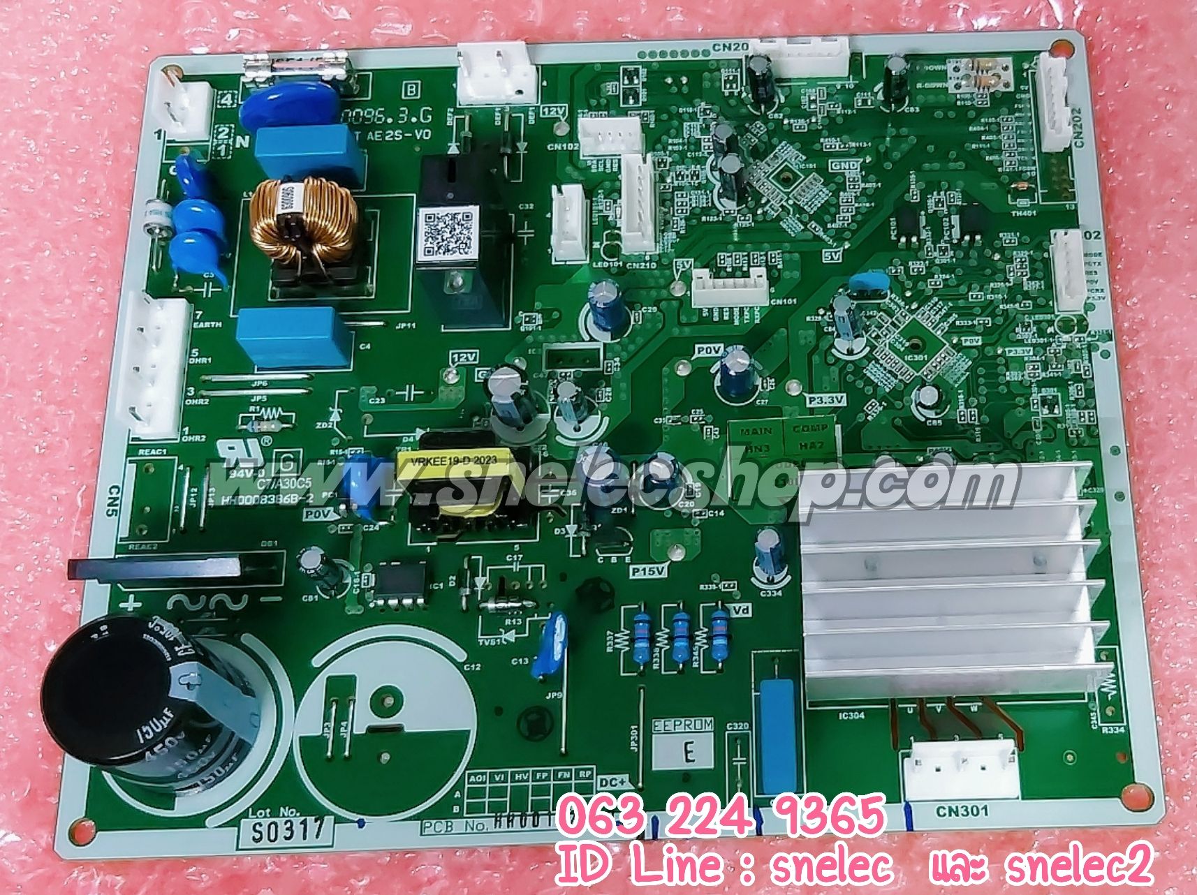 บอร์ดตู้เย็น พาร์ท PTR-H200PD*102 ใช้ได้กับ ตู้เย็น รุ่น R-H230PD และ R-H200PD