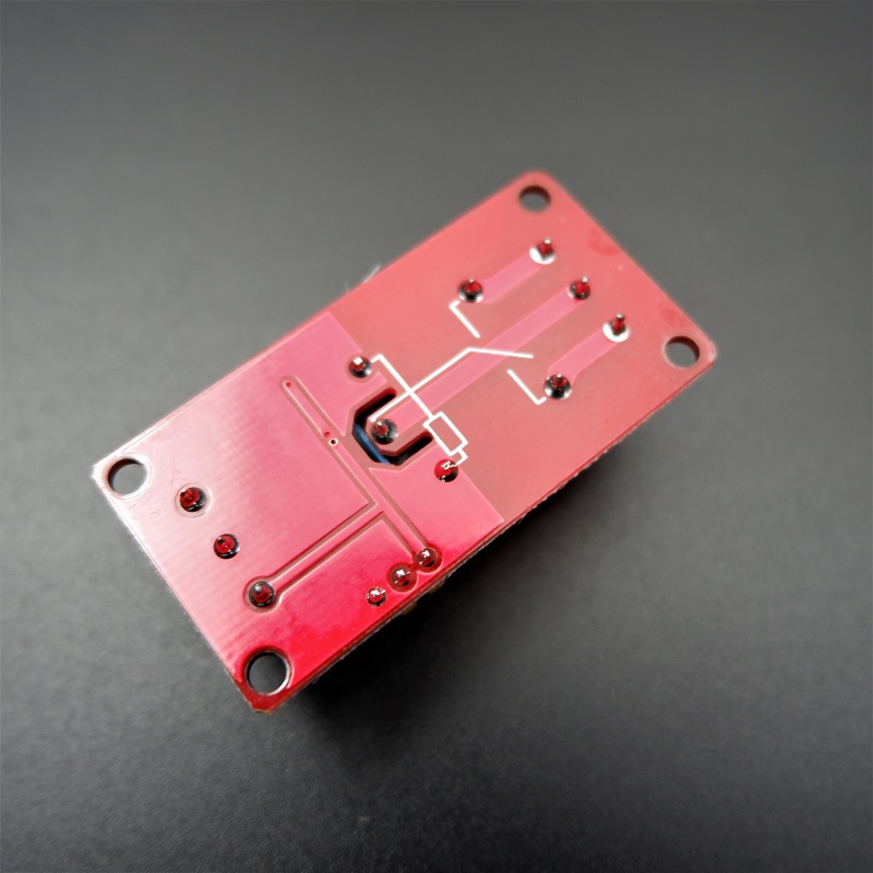 24V 1 Channel Relay High/Low Level Trigger Relay Module (Red PCB)