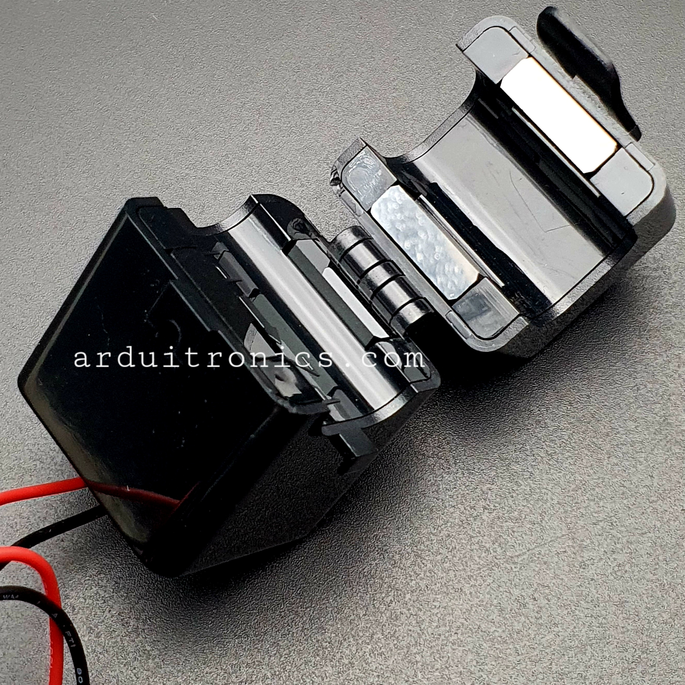 PZEM-004T AC Digital Power Energy Meter Module with Open/Close Current Transformer แบบมีกรอบใสอย่างดี