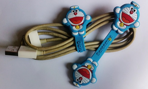 Cord Holder ที่เก็บสายชาร์จ หูฟัง Doraemon