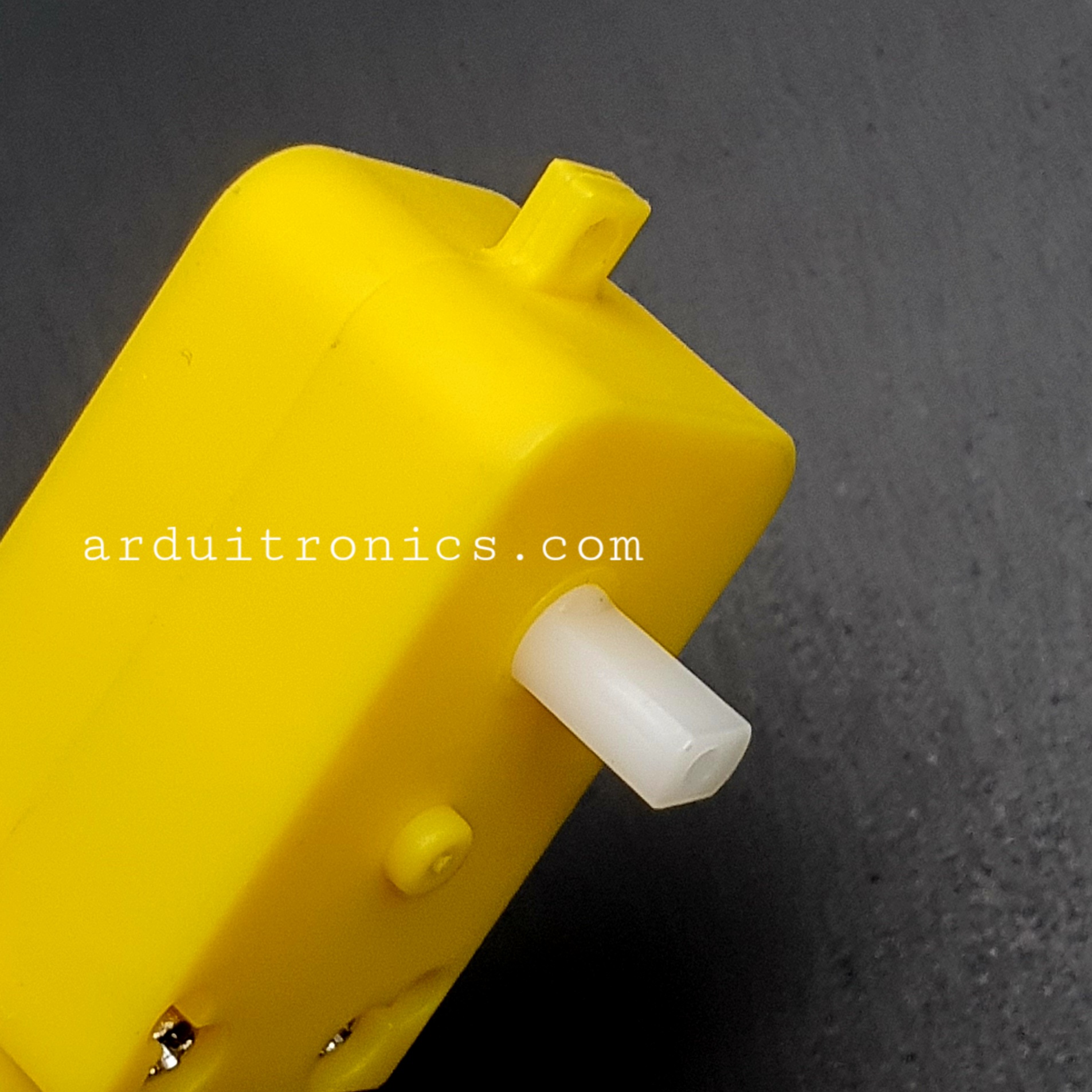 Gear Motor with Wheel Tire มอเตอร์แกนเดี่ยวพร้อมล้อ (อัตราทด 1:48)