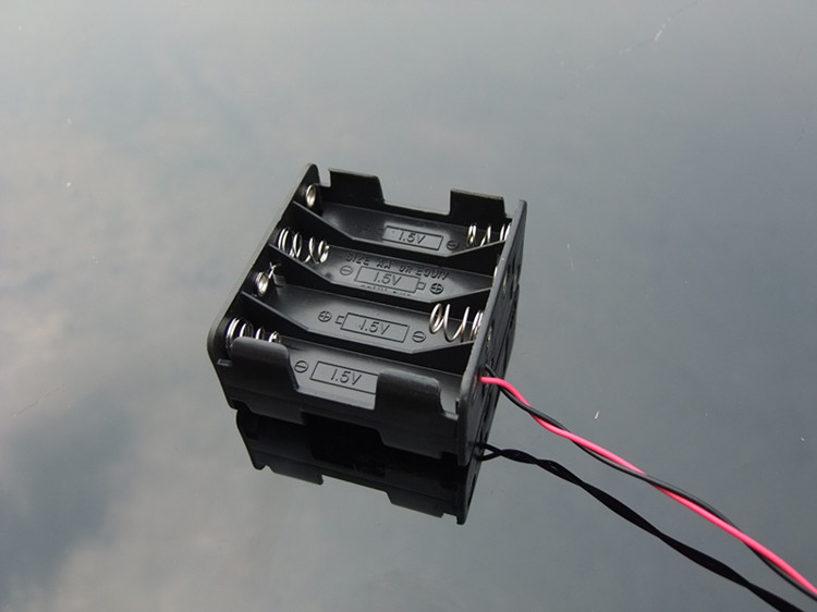 Battery Box รางถ่าน 8 ก้อน AA 12V ไม่มีฝา 2 ด้าน (หน้า 4 หลัง 4)